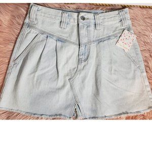 NWT FREE PEOPLE DENIM SKIRT